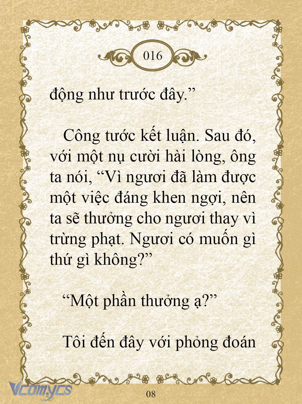 [Novel] Kẻ Phản Diện Được Định Phải Chết Chap 16 - Trang 2