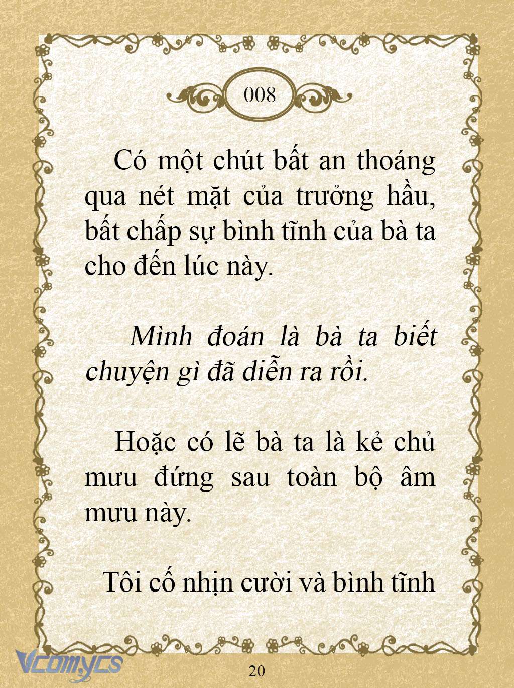 [Novel] Kẻ Phản Diện Được Định Phải Chết Chap 8 - Trang 2