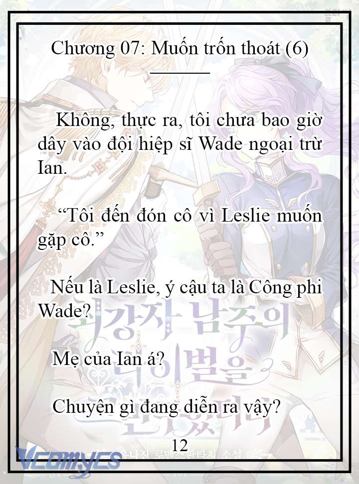 [Novel] Tôi Không Còn Là Đối Thủ Của Nam Chính Chap 7 - Trang 2