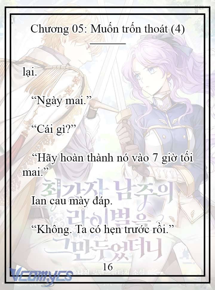 [Novel] Tôi Không Còn Là Đối Thủ Của Nam Chính Chap 5 - Trang 2