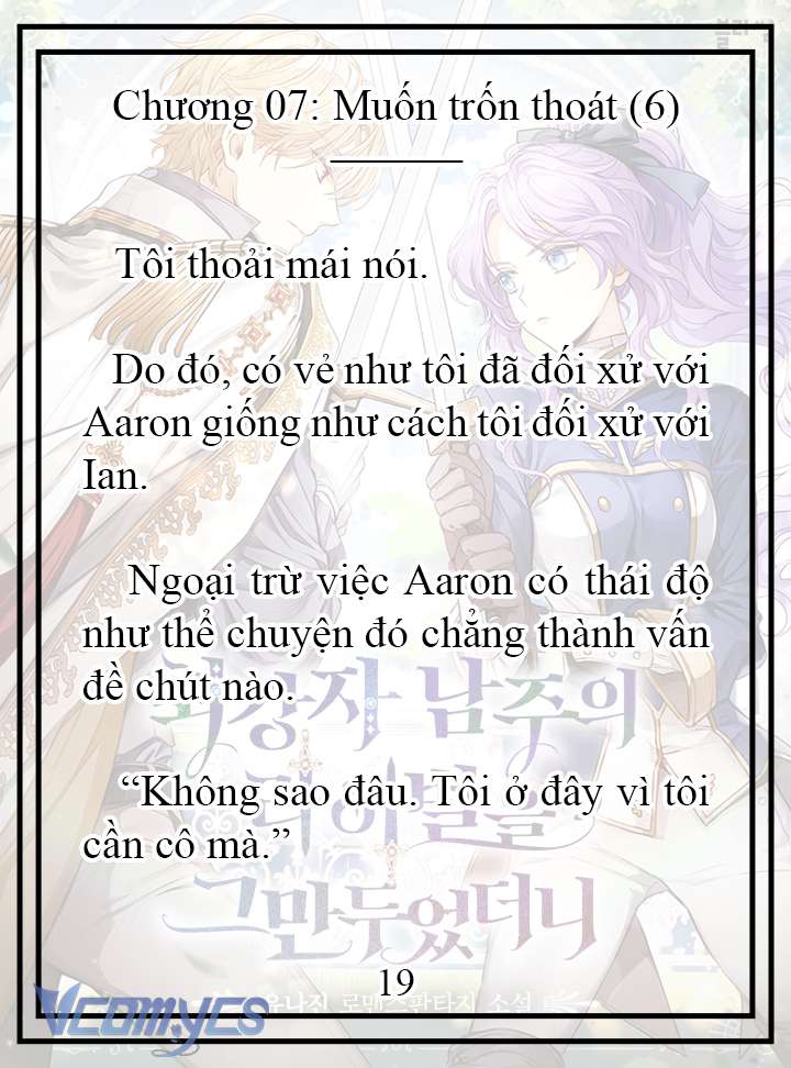 [Novel] Tôi Không Còn Là Đối Thủ Của Nam Chính Chap 7 - Trang 2
