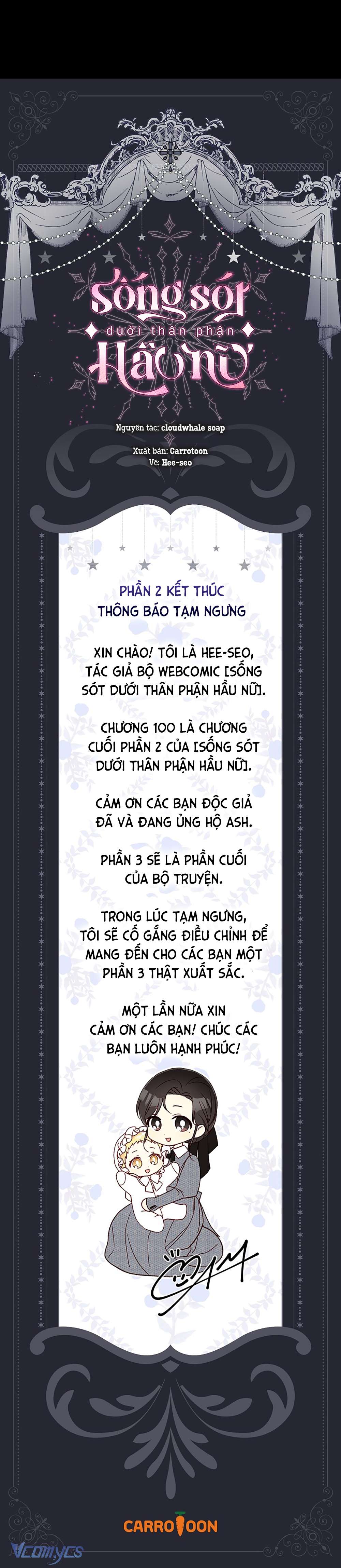 Sống Sót Dưới Thân Phận Hầu Nữ Chap 100 - Trang 2