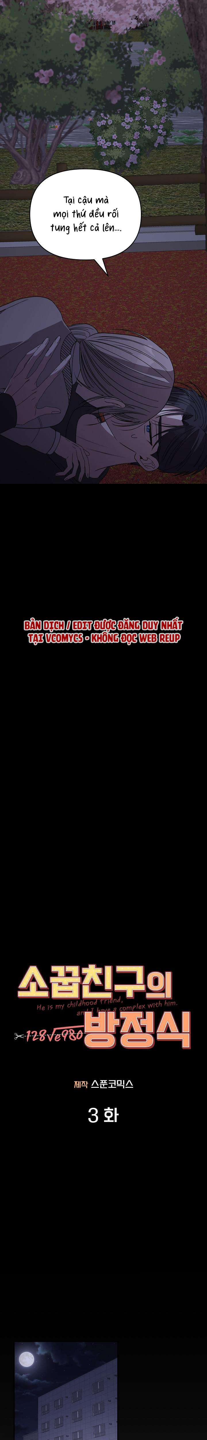 [ 18+ ] Phương trình của bạn thời thơ ấu Chap 3 - Trang 2