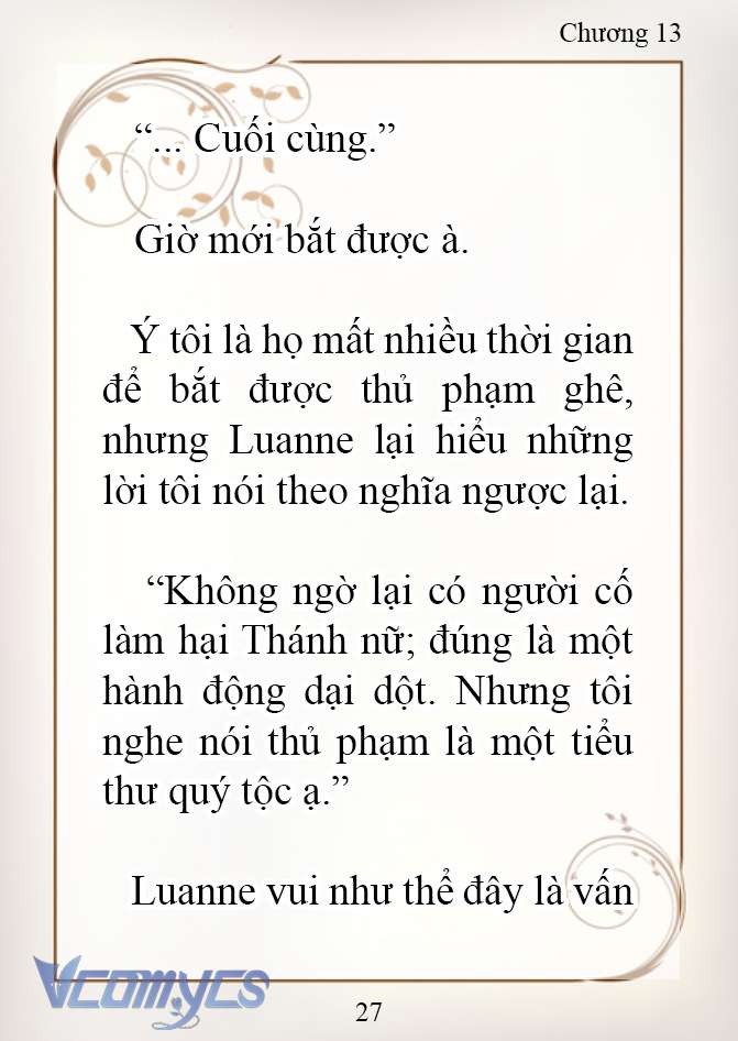 [Novel] Mê Lộ Của Emilone Chap 13 - Next Chap 14