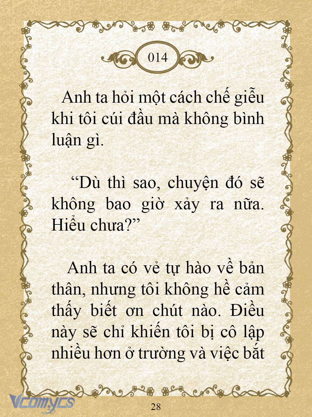 [Novel] Kẻ Phản Diện Được Định Phải Chết Chap 14 - Trang 2