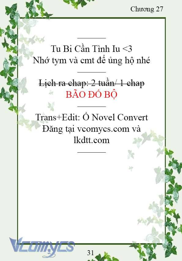 [Novel] Trở Thành Em Gái Của Nam Chính Tiểu Thuyết Đam Mỹ Chap 27 - Next Chap 28