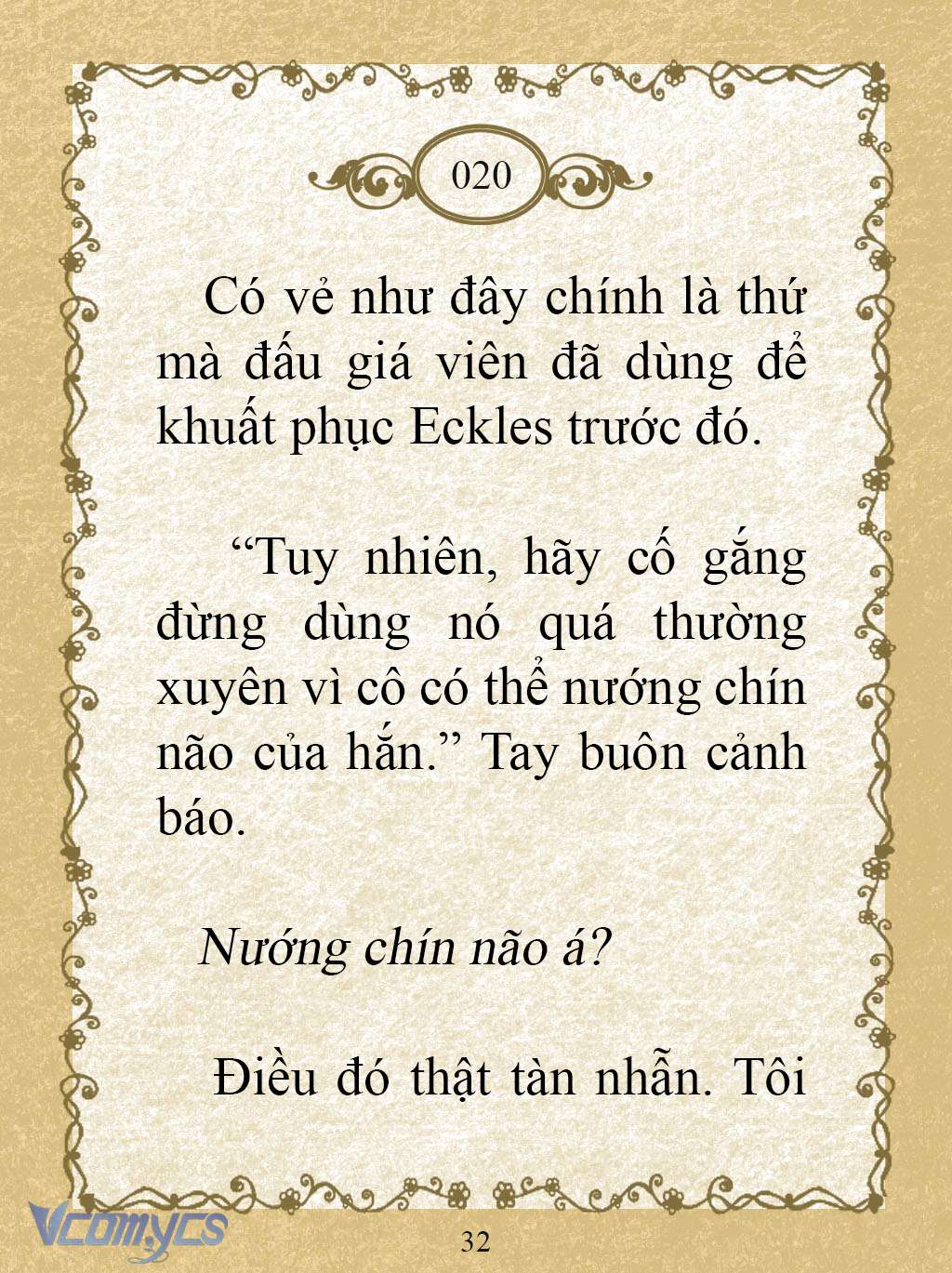 [Novel] Kẻ Phản Diện Được Định Phải Chết Chap 20 - Trang 2