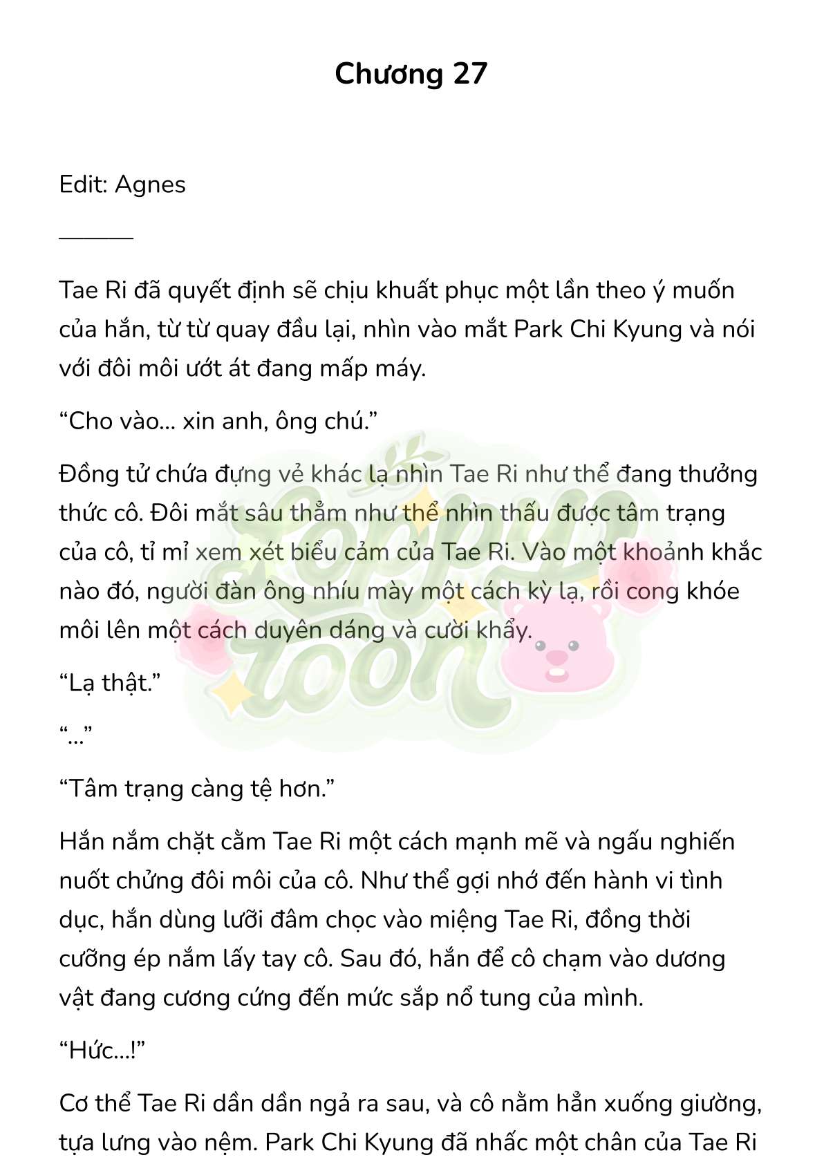[Novel] Gửi Kẻ Xa Lạ Phản Bội Đạo Đức Chap 27 - Trang 2