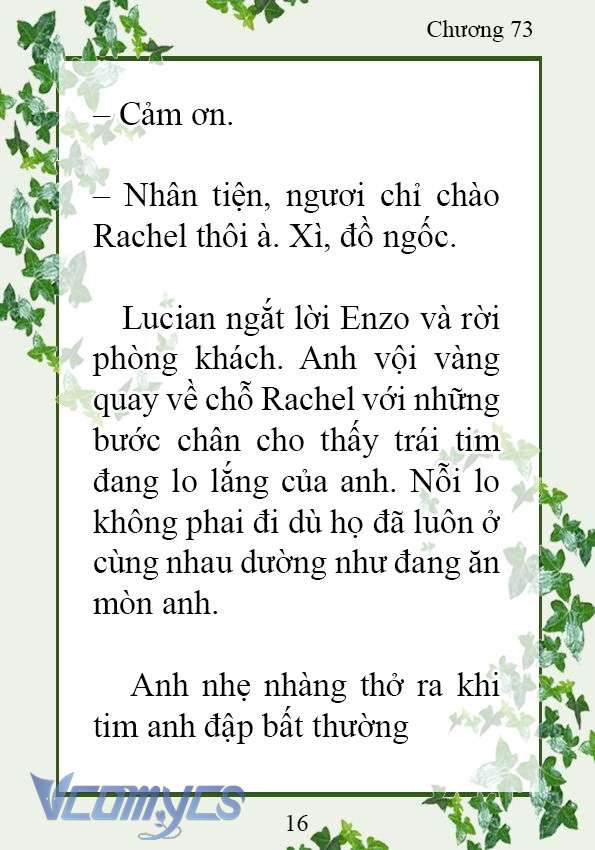 [Novel] Trở Thành Em Gái Của Nam Chính Tiểu Thuyết Đam Mỹ Chap 73 - Next Chap 74