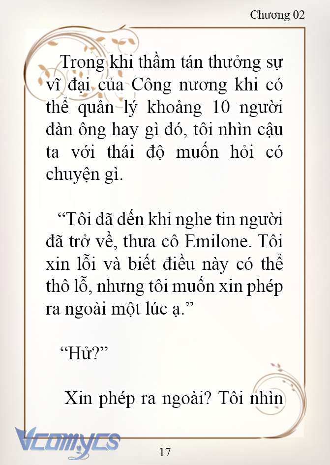 [Novel] Mê Lộ Của Emilone Chap 2 - Trang 2