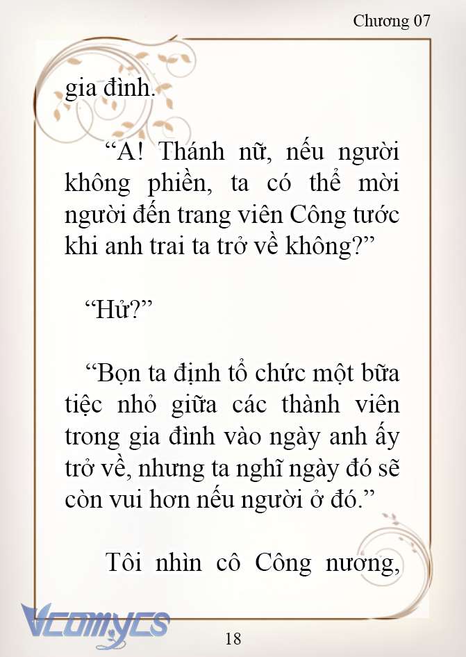 [Novel] Mê Lộ Của Emilone Chap 7 - Next Chap 8