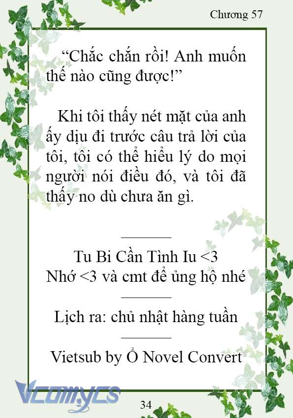 [Novel] Trở Thành Em Gái Của Nam Chính Tiểu Thuyết Đam Mỹ Chap 57 - Next Chap 58