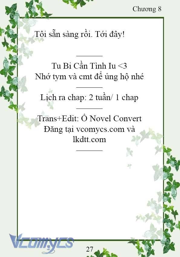 [Novel] Trở Thành Em Gái Của Nam Chính Tiểu Thuyết Đam Mỹ Chap 8 - Next Chap 9