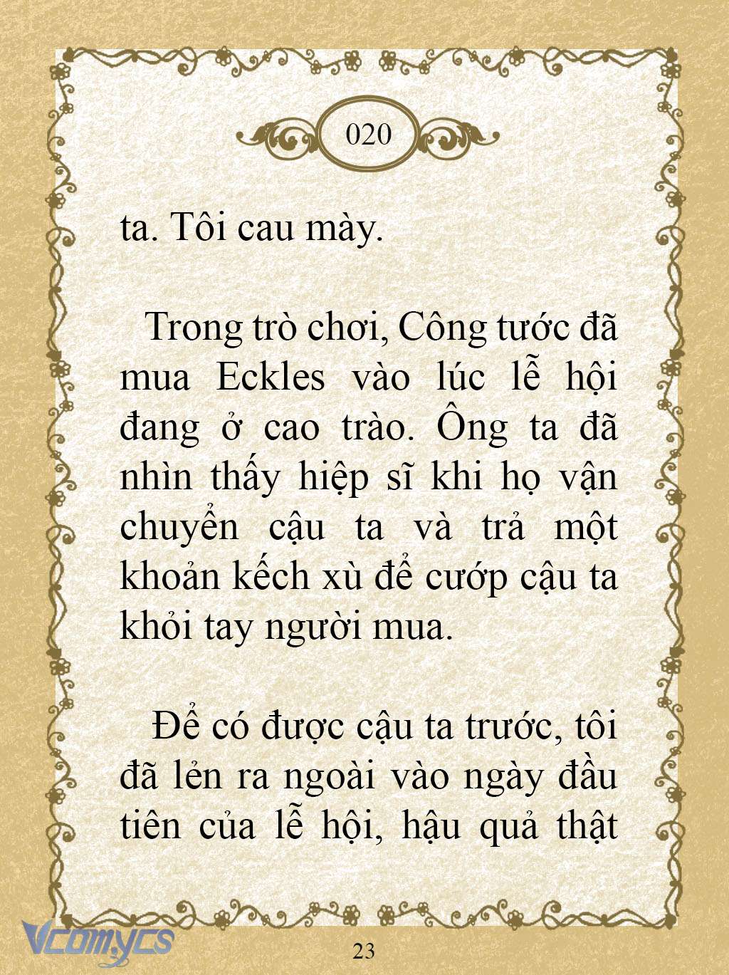 [Novel] Kẻ Phản Diện Được Định Phải Chết Chap 20 - Trang 2