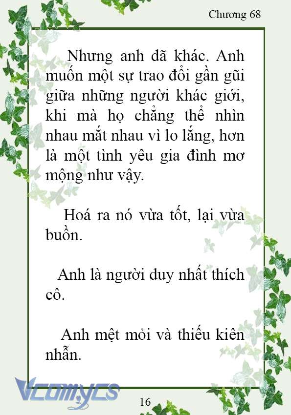 [Novel] Trở Thành Em Gái Của Nam Chính Tiểu Thuyết Đam Mỹ Chap 68 - Next Chap 69